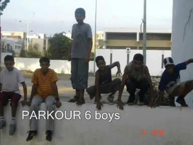 c  mon 1er      groupe de parkour